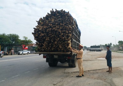 Xe quá tải trên QL1 ở Nghệ An đang có dấu hiệu tái bùng phát vì cân hỏng