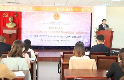 Hội thảo tìm kiếm cơ hội xuất khẩu sang Trung Đông- Châu Phi