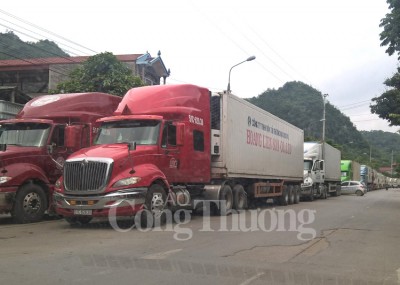 Vận chuyển hàng hóa xuất khẩu tại cửa khẩu Tân Thanh - Lạng Sơn