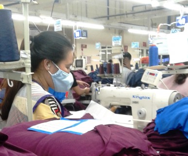 May mặc - một trong những mặt hàng xuất khẩu chủ lực của tỉnh Thừa Thiên Huế