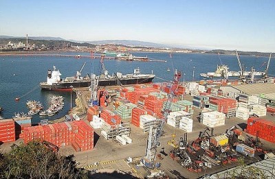 Thanh Hóa có khối lượng hàng hóa thông qua cảng biển tăng cao nhất cả nước. Ảnh: Internet.