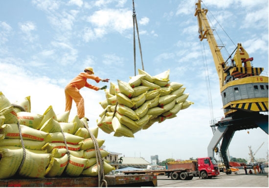 Xuất khẩu gạo vẫn trong xu hướng giảm